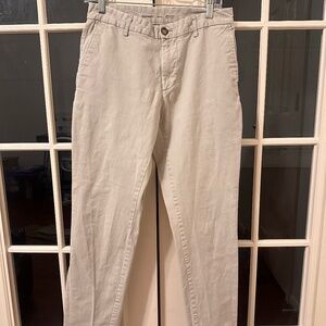 Men's Old Navy Light Beige Khaki Pants | Athletic Fit Built in Flex | Size 30x32